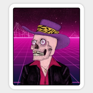 Skull Pimp Sticker